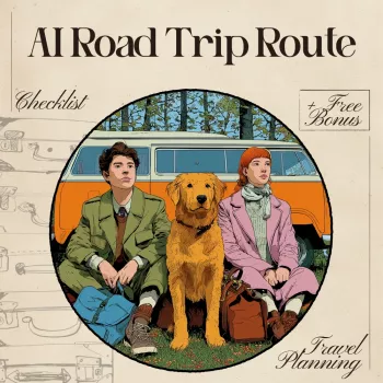 AI Road Trip Route Checklist: Printable Planner Download