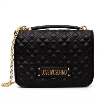 Love Moschino Black Shoulder Bag: Sleek Everyday Style